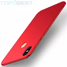 Ультратонкий чехол бампер для Xiaomi Mi8 SE Anomaly Matte Red (Красный)