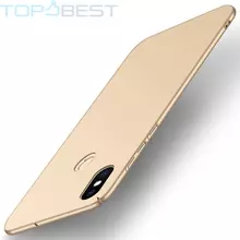 Ультратонкий чехол бампер для Xiaomi Mi8 SE Anomaly Matte Gold (Золотой)