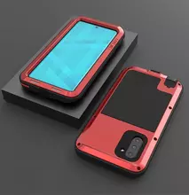 Противоударный чехол бампер для Samsung Galaxy Note 10 Love Mei PowerFull Red (Красный)