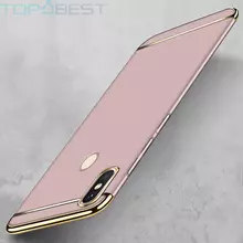 Чехол бампер для Xiaomi Mi8 SE Mofi Electroplating Rose Gold (Розовое Золото)