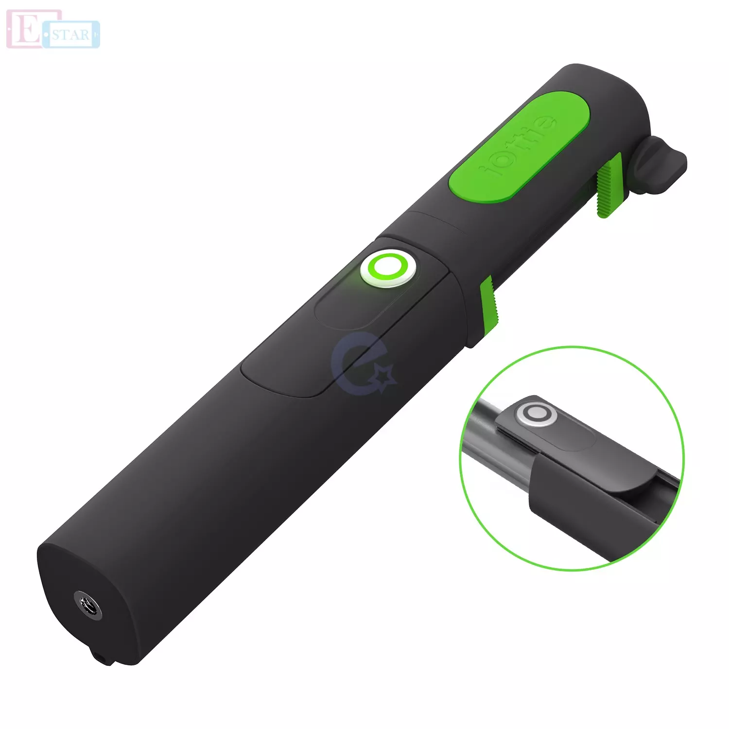 Оригинальная селфи палка iOttie MiGo Mini Selfie Stick, GoPro Pole для Apple iPhone и смартфонов Black (Черный) HLMPIO120BK