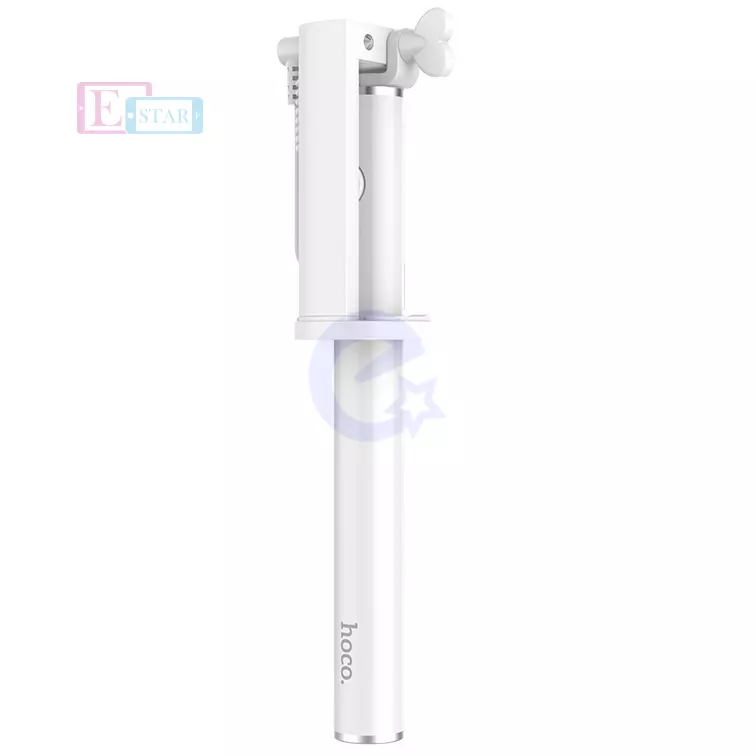 Оригинальная селфи палка Hoco K5 Neoterilc Wire Controllable Selfie Stick White (Белый)
