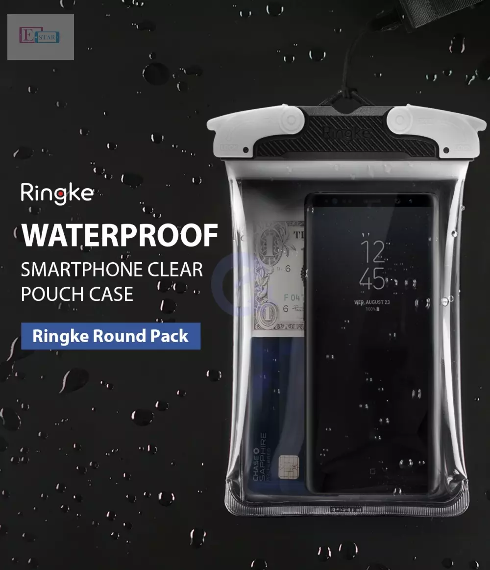 Универсальный спортивный водонепроницаемый Ringke Waterproof Pouch Case Black (Черный)