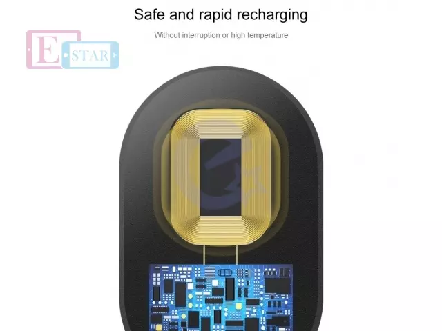 Модуль для зарядки Baseus Microfiber Wireless Charging Receiver Lightining Black (Черный) WXTE-A01