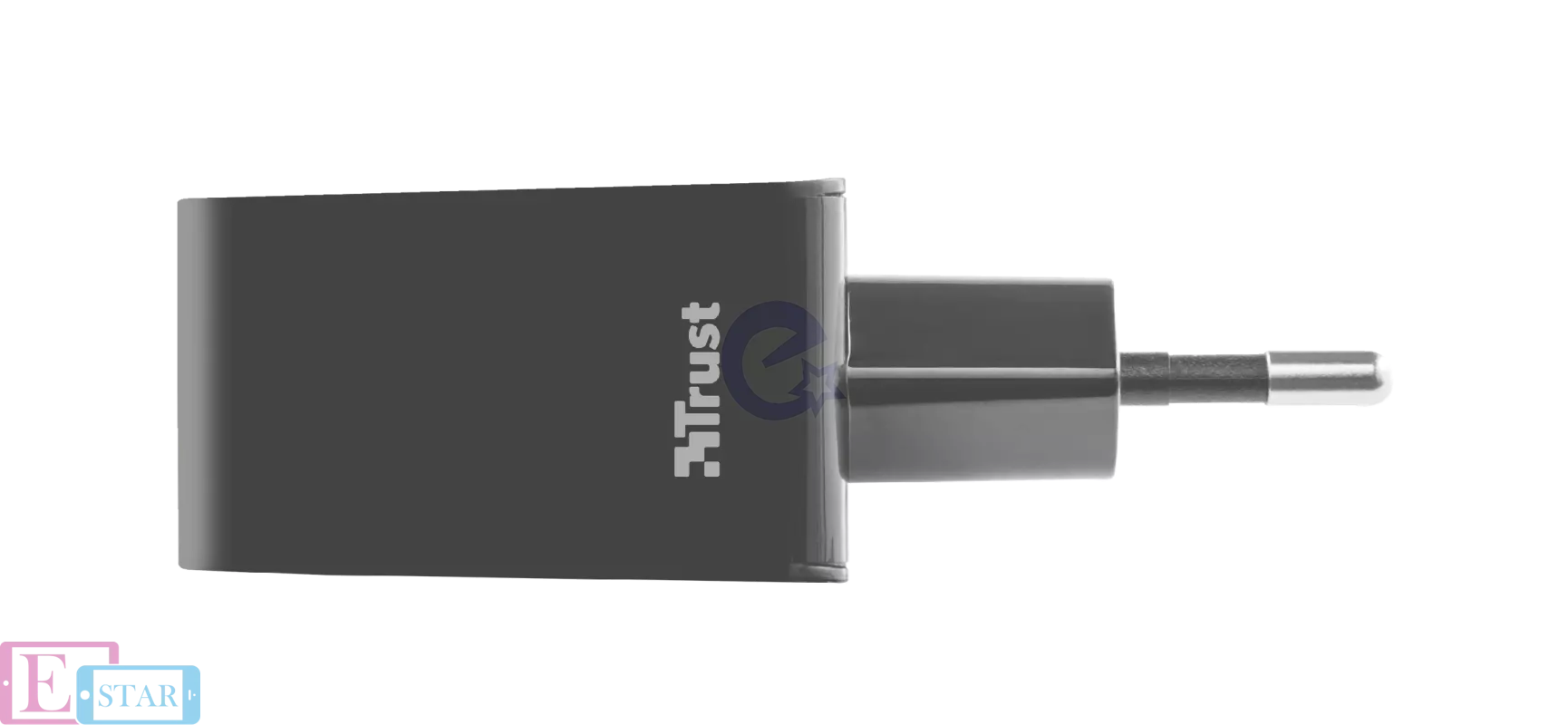 Сетевое зарядное устройство Trust 2x12W Fast dual USB wall charger Black (Черный) 21712