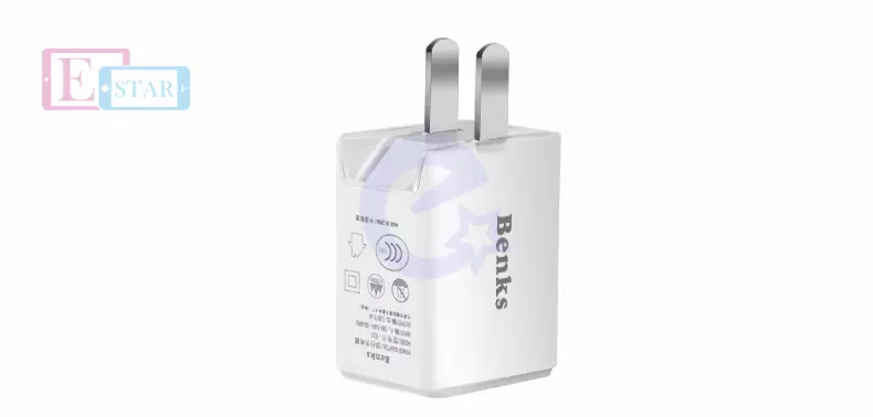 Зарядная станция Benks Compact Dual Usb Travel Charger для смартфонов и телефонов от розетки 220В White (Белый) TC-029