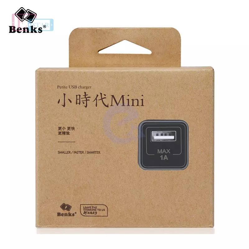 Зарядная станция Benks Mini USB Travel Charger A13 для смартфонов и телефонов от розетки 220В Black (Черный)