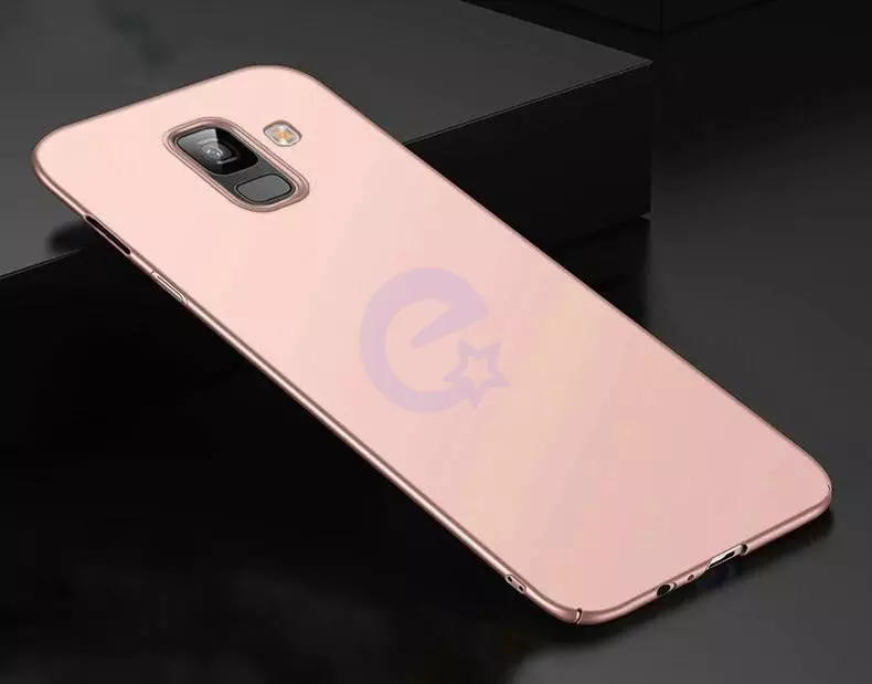 Ультратонкий чехол бампер для Samsung Galaxy A6 Plus 2018 Anomaly Matte Rose Gold (Розовое Золото)