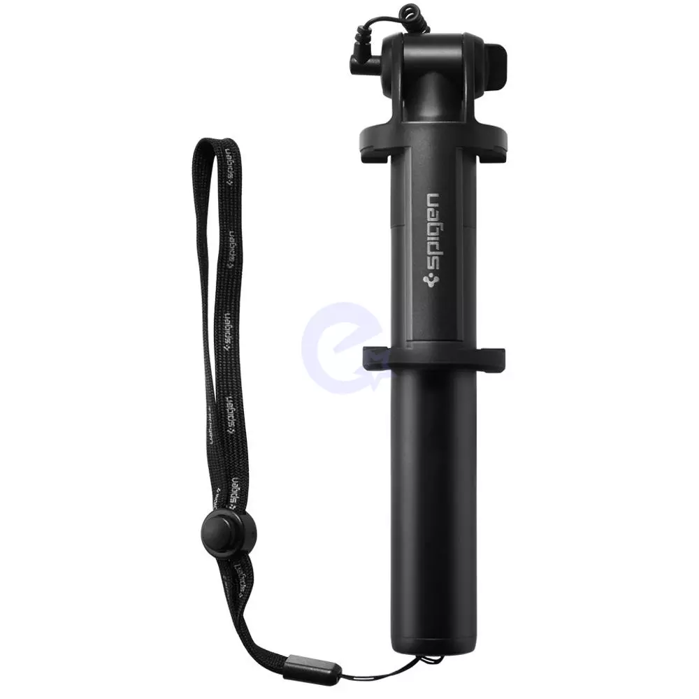 Оригинальная селфи палка Spigen S530 Selfie Stick Battery Free Wired Black (Черный) 000SS21431