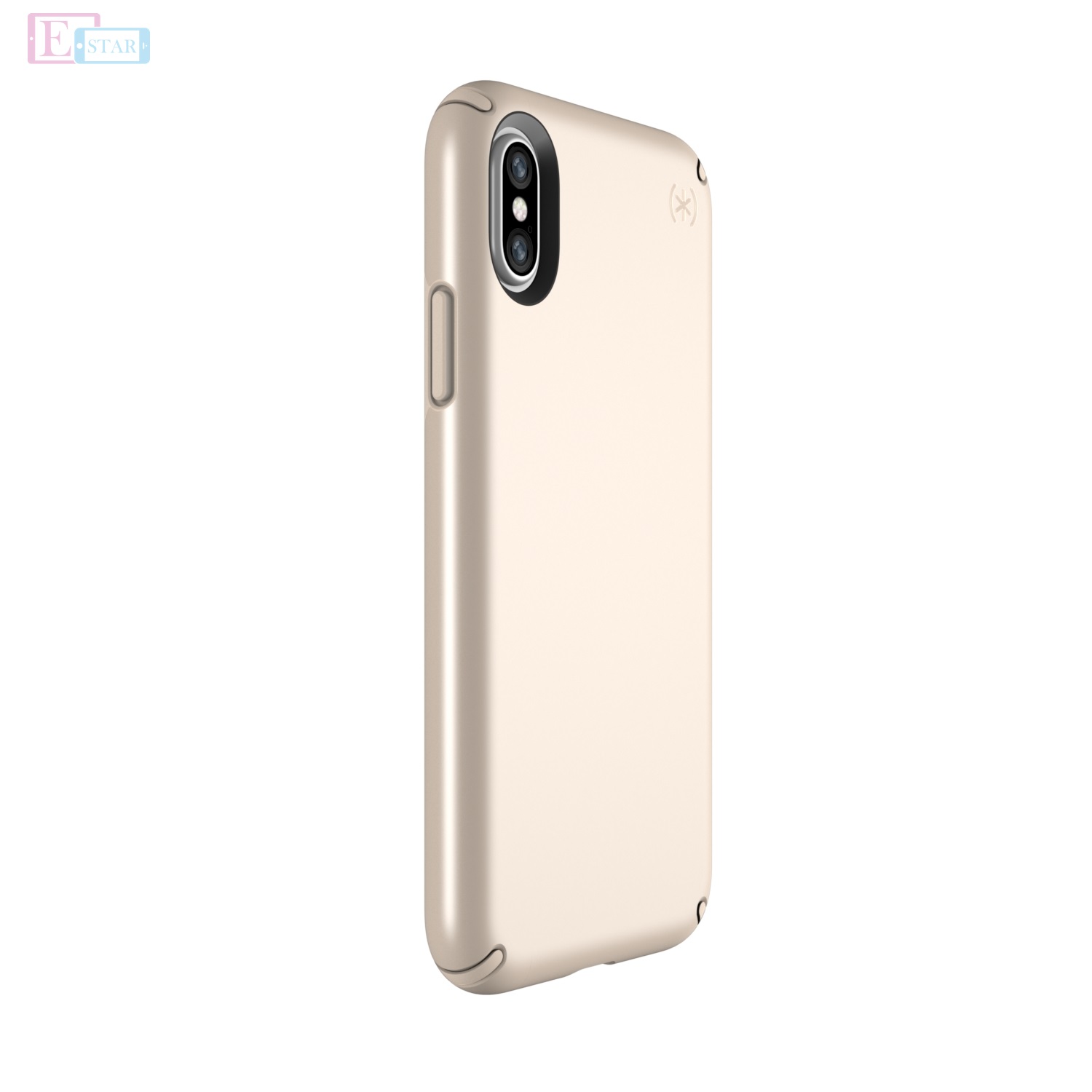 Speck Products Presidio Metallic iPhone XR Case, Nude Gold 