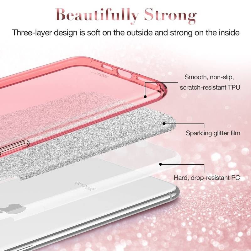 ESR Makeup Glitter Case для iPhone 11