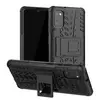 Противоударный чехол бампер для Samsung Galaxy M11 Nevellya Case (встроенная подставка) Black (Черный) 