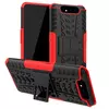 Противоударный чехол бампер для Samsung Galaxy A90 Nevellya Case (встроенная подставка) Red (Красный) 