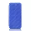 Чехол книжка для Samsung Galaxy S21 Ultra Anomaly Carbon Book Blue (Синий) 