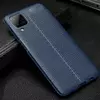 Чехол бампер для Samsung Galaxy A42 Anomaly Leather Fit Blue (Синий)