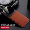 Чехол бампер для OnePlus Nord Anomaly Plexiglass Brown (Коричневый)