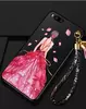 Чехол бампер для Meizu Pro 7 Anomaly Boom Black / Girl in Pink Dress (Черный / Девушка в Розовом) 