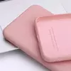 Чехол бампер для Realme 8 Anomaly Silicone (с микрофиброй) Sand Pink (Песочный Розовый) 