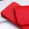 Чехол бампер для Realme 8 Anomaly Silicone (с микрофиброй) Red (Красный) 