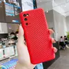 Чехол бампер для Samsung Galaxy A51 Anomaly Air Silicone Red (Красный)