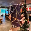 Чехол бампер для Samsung Galaxy S20 FE Anomaly Marble Plating Purple Triangle (Фиолетовый Треугольник)