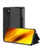 Чехол книжка для Xiaomi Poco X3 NFC Anomaly Smart Window Black (Черный) 