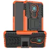 Противоударный чехол бампер для Nokia 3.4 Nevellya Case (встроенная подставка) Orange (Оранжевый) 