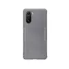 Чехол бампер для Xiaomi Poco F3 Nillkin TPU Nature Gray (Серый)