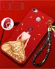 Чехол бампер для Xiaomi Redmi Note 5A Prime Anomaly Boom Red / Girl in Gold Dress (Красный / Девушка в Золотом) 