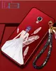 Чехол бампер для Meizu M5 Anomaly Boom Red / Girl in White Dress (Красный / Девушка в Белом) 