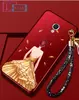 Чехол бампер для Huawei Honor 6A Anomaly Barbi Boom Red Girl in Gold Dress (Красный Девушка в Золотом)