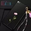 Чехол бампер для Huawei Honor 8 Lite Anomaly Flowers Boom Black Flower (Черный Букет)