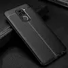 Чехол бампер для Xiaomi Redmi Note 9 Anomaly Leather Fit Black (Черный) 