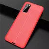 Чехол бампер для Samsung Galaxy S20 Anomaly Leather Fit Red (Красный)