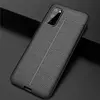 Чехол бампер для Samsung Galaxy S20 Anomaly Leather Fit Black (Черный) 
