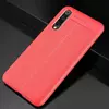 Чехол бампер для Huawei Honor 9X Pro Anomaly Leather Fit Red (Красный)