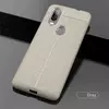 Чехол бампер для Motorola One Vision Anomaly Leather Fit Gray (Серый)