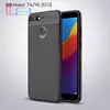 Чехол бампер для Huawei Y6 2018 Anomaly Leather Fit Black (Черный)