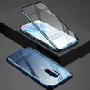 Чехол бампер для OnePlus 8 Pro Anomaly Magnetic 360 With Glass Blue (Синий)