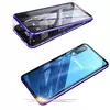 Чехол бампер для Samsung Galaxy A30s Anomaly Magnetic 360 With Glass Purple (Фиолетовый)