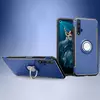 Чехол бампер для Huawei Honor 20 Anomaly Magnetic Ring (с кольцом-держателем) Dark Blue (Темно Синий) 