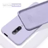 Чехол бампер для OnePlus 8 Anomaly Silicone (с микрофиброй) Light Purple (Светло Пурпурный) 