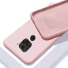 Чехол бампер для Xiaomi Redmi Note 9 Anomaly Silicone (с микрофиброй) Sand Pink (Песочный Розовый) 