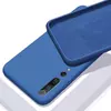 Чехол бампер для Xiaomi Mi10 Anomaly Silicone (с микрофиброй) Blue (Синий) 