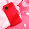 Чехол бампер для Xiaomi Mi10 Lite Anomaly Silicone (с микрофиброй) Red (Красный) 