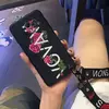 Чехол бампер для Meizu MX6 Anomaly Boom Black / Pink Rose (Черный / Розовая Роза) 