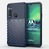 Чехол бампер для Motorola One Macro Anomaly Thunder Blue (Синий)