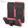 Противоударный чехол бампер для Asus Zenfone 5z ZS620KL Nevellya Case (встроенная подставка) Pink (Розовый) 