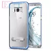 Оригинальный чехол бампер для Samsung Galaxy S8 Plus G955F Spigen Crystal Hybrid (встроенная подставка) Blue Coral (Синий Корал) 