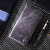 Чехол книжка для Xiaomi Redmi Note 9T idools Retro Gray (Серый)